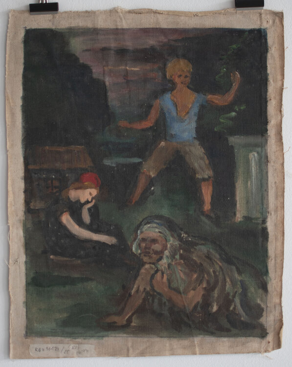 Erich Krantz - Vorstudie - o.J. - Öl auf Leinwand