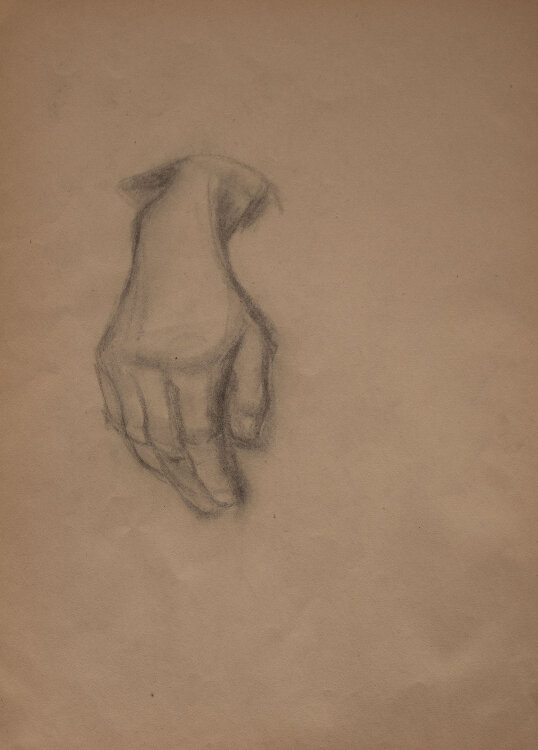 Lucie Müller - Handstudie - o.J. - Bleistift
