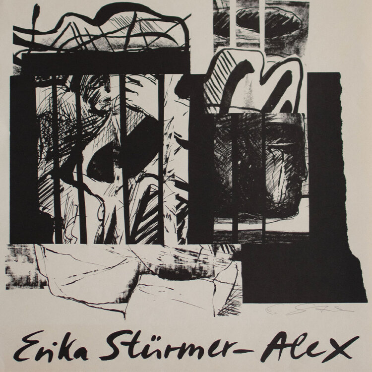 Erika Stürmer-Alex - Ausstellungsplakat. Malerei...