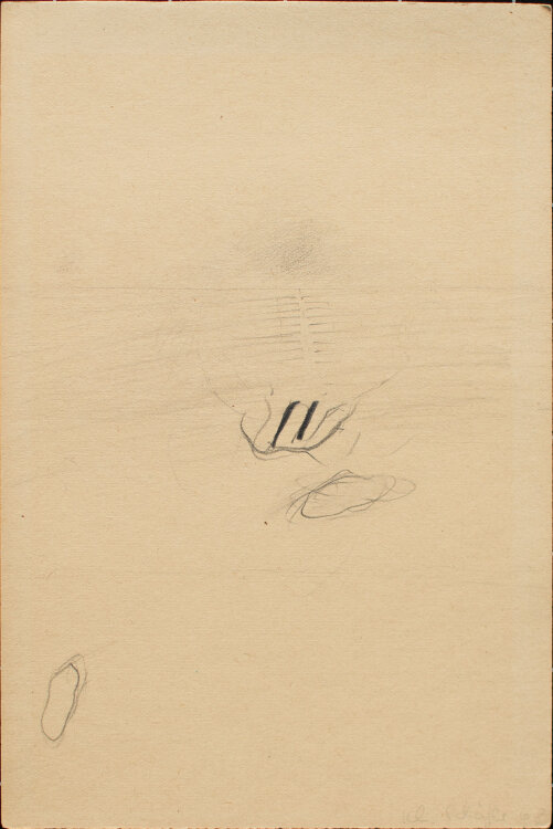 Karlheinz Schäfer - Kaukasus - 1968 - Graphitstift
