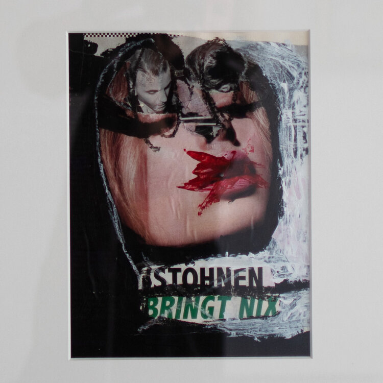 Sebastian Mögelin - Stöhnen bringt nix - 2010 - Mischtechnik, Collage