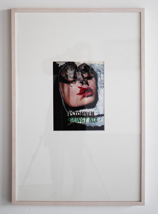 Sebastian Mögelin - Stöhnen bringt nix - 2010 - Mischtechnik, Collage