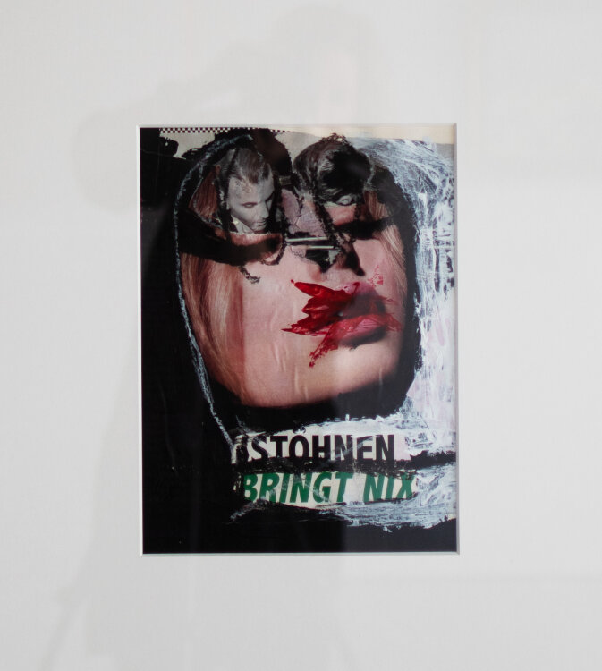 Sebastian Mögelin - Stöhnen bringt nix - 2010 - Mischtechnik, Collage