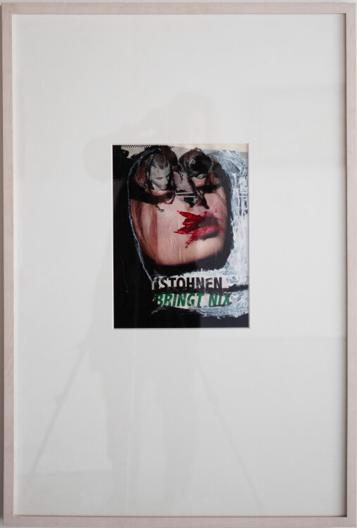 Sebastian Mögelin - Stöhnen bringt nix - 2010 - Mischtechnik, Collage