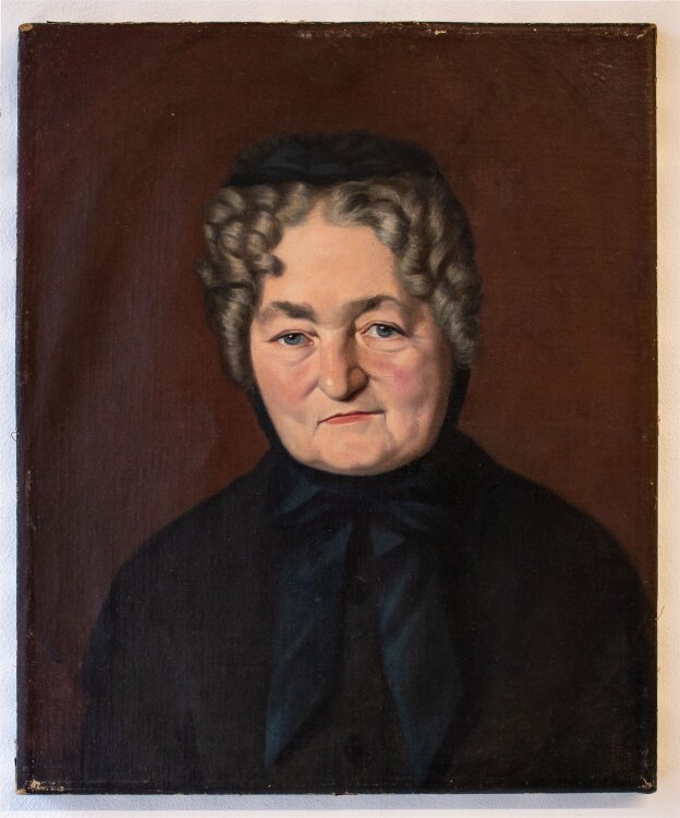 unbekannt - Porträt eines älteren Dame - o.J. - Öl auf Leinwand