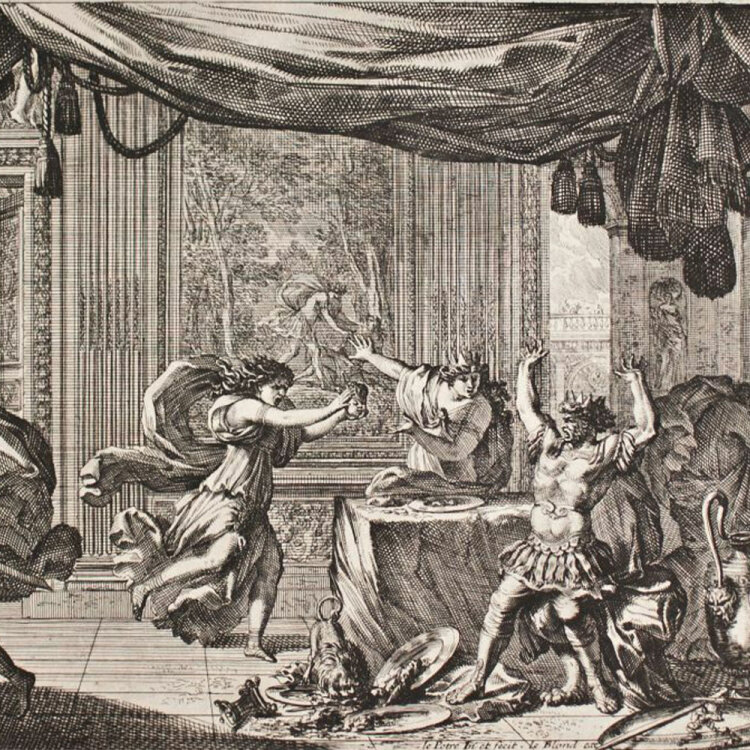 Jean Lepautre - Philomèle et Procné - o.J. - Kupferstich