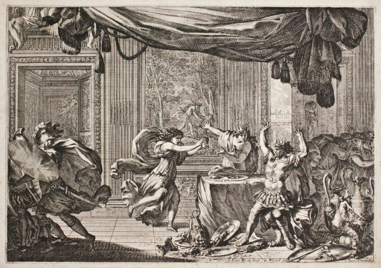 Jean Lepautre - Philomèle et Procné - o.J. - Kupferstich