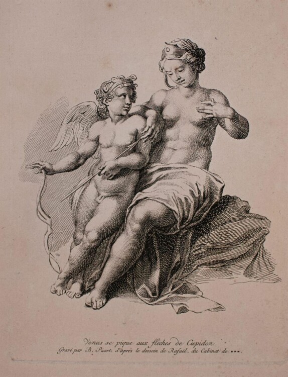 Bernard Picart - Venus und cupidus (Amor) - o.J. - Kupferstich