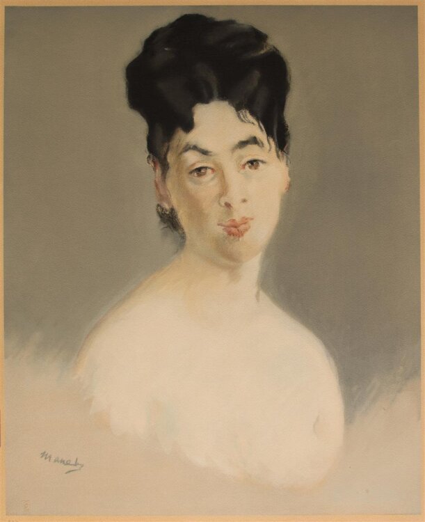 Èdouard Manet - Buste de femme nue - 1960 - Farblithografie