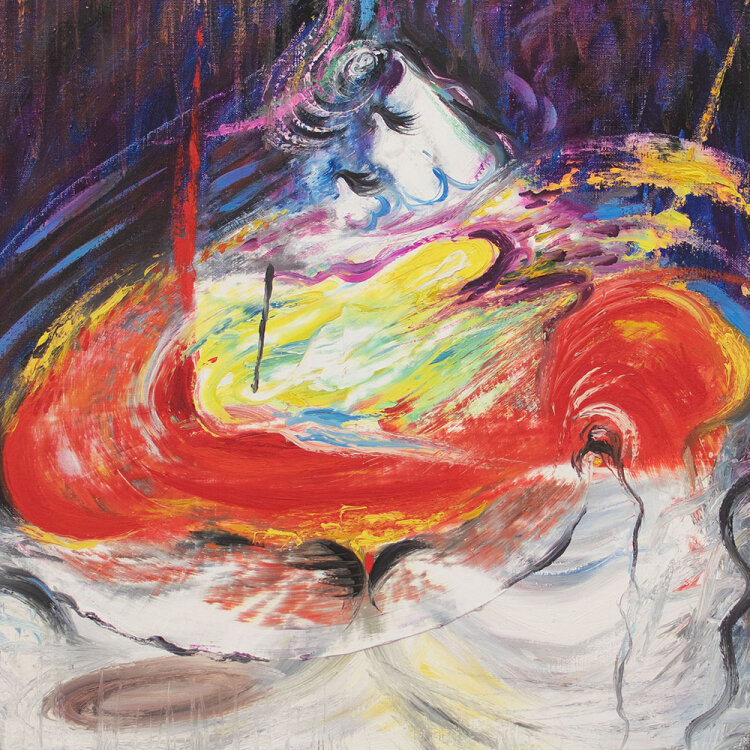Karlheinz Schäfer - Ohne Titel - 1977 - Acryl auf Leinwand