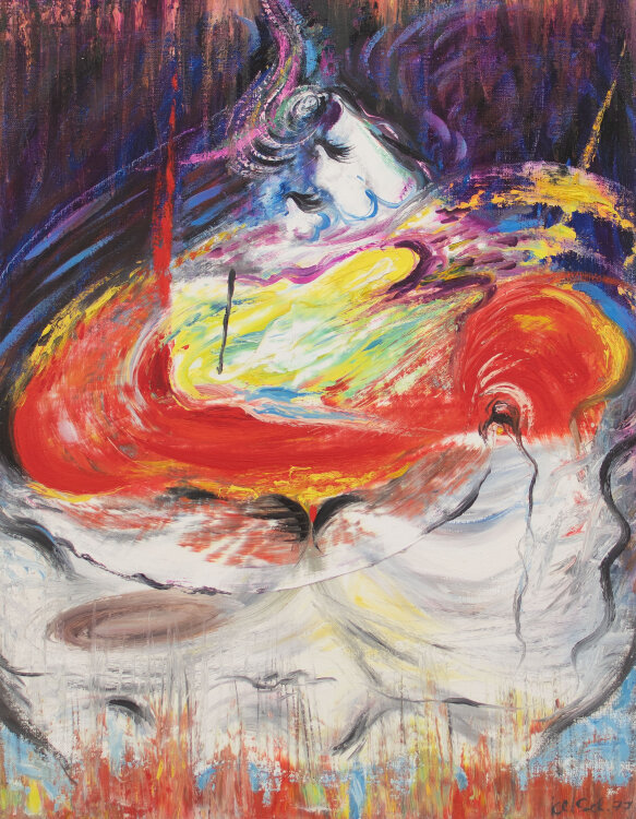 Karlheinz Schäfer - Ohne Titel - 1977 - Acryl auf Leinwand