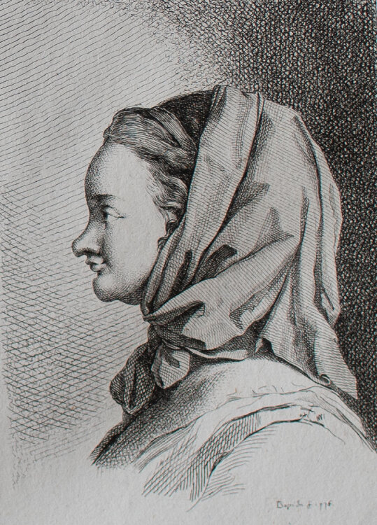 Benigno Bossi - Aus: Fisonomie Possibili. Parte Prima - 1776 - Radierung auf Büttenpapier