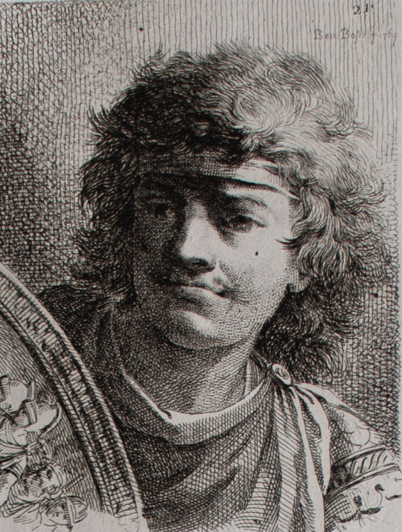 Benigno Bossi - Aus: Raccolta di Teste - 1769 - Radierung auf Büttenpapier