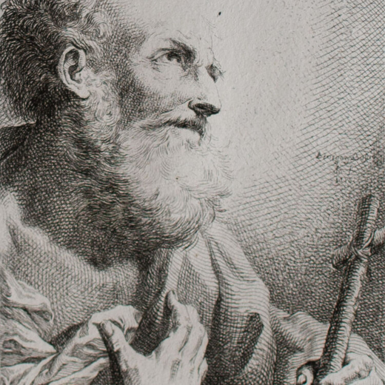 Benigno Bossi - Aus: Raccolta di Teste - 1769 - Radierung auf Büttenpapier