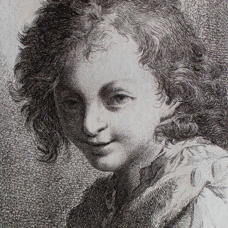 Benigno Bossi - Aus: Raccolta di Teste - 1761 - Radierung auf Büttenpapier