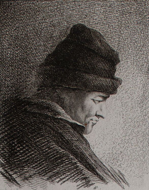 Benigno Bossi - Aus: Raccolta di Teste - 1773 - Radierung auf Büttenpapier