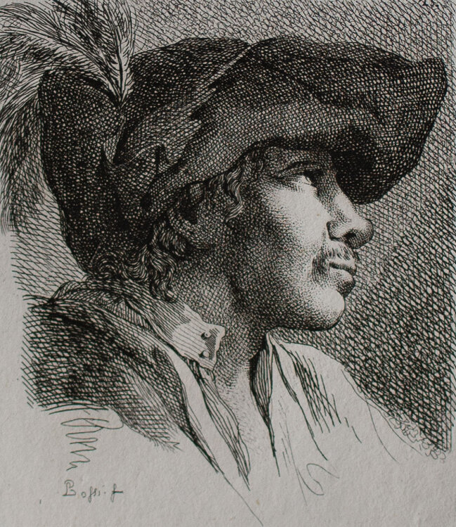 Benigno Bossi - Aus: Raccolta di Teste - 1773 - Radierung auf Büttenpapier