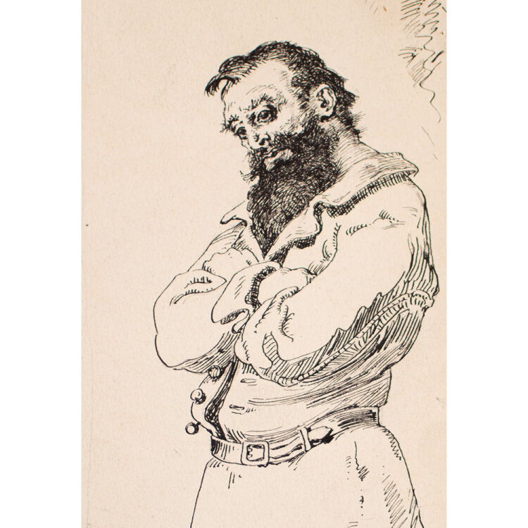 Józef Teofil Smolinski - Mann in Tracht - o. J. - Tinte