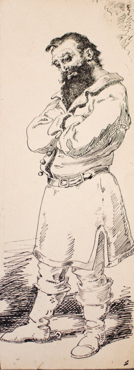 Józef Teofil Smolinski - Mann in Tracht - o. J. - Tinte