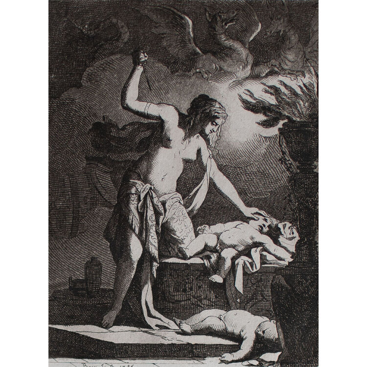 Benigno Bossi - Aus: Opere varie incise da Benigno Bossi - 1786 - Radierung auf Büttenpapier