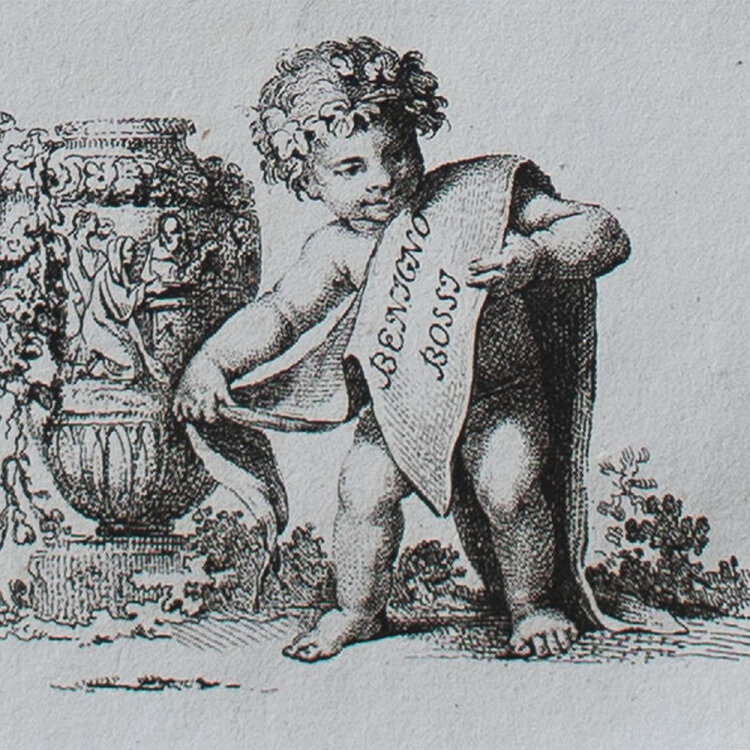 Benigno Bossi - Aus: Opere varie incise da Benigno Bossi - 1787 - Radierung auf Büttenpapier