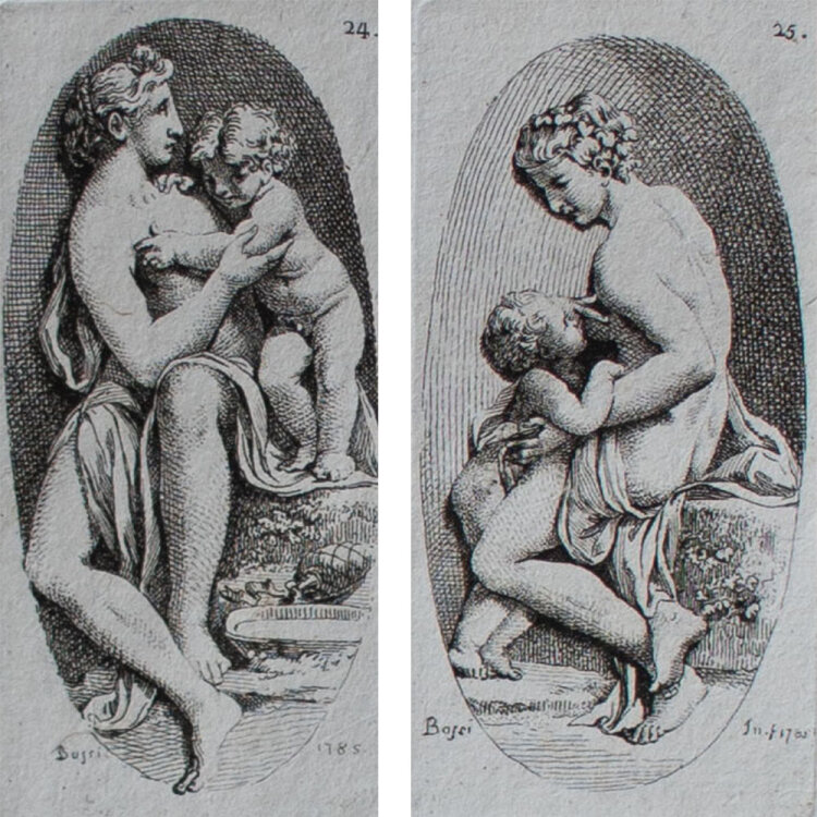 Benigno Bossi - Aus: Opere varie incise da Benigno Bossi - 1785 - Radierung auf Büttenpapier