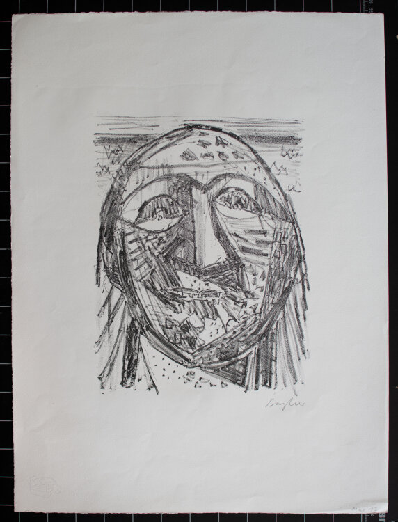 Eduard Bargheer - Neptun - o.J. - Lithografie