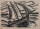 Clifford Holmead Philipps - Segelschiff auf hoher See - o.J. - Kohlestift auf festem Papier