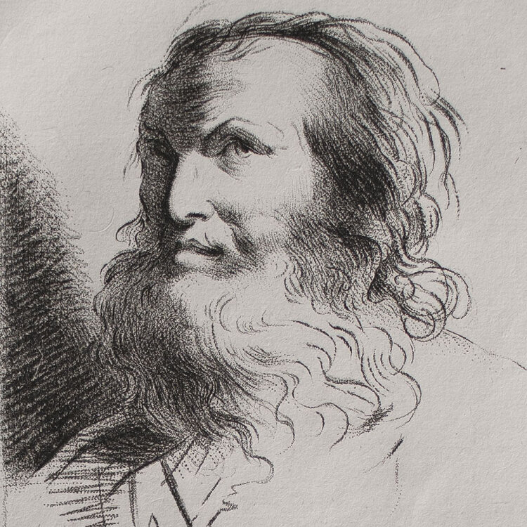 Benigno Bossi - Zwei Porträts - 1773 - Radierung auf Büttenpapier