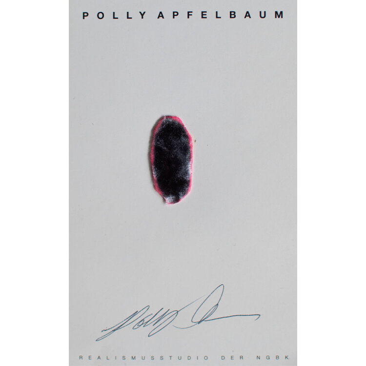 Polly Apfelbaum - Ausstellungseinladung - 1997 - Objekt, Textil und Farbe