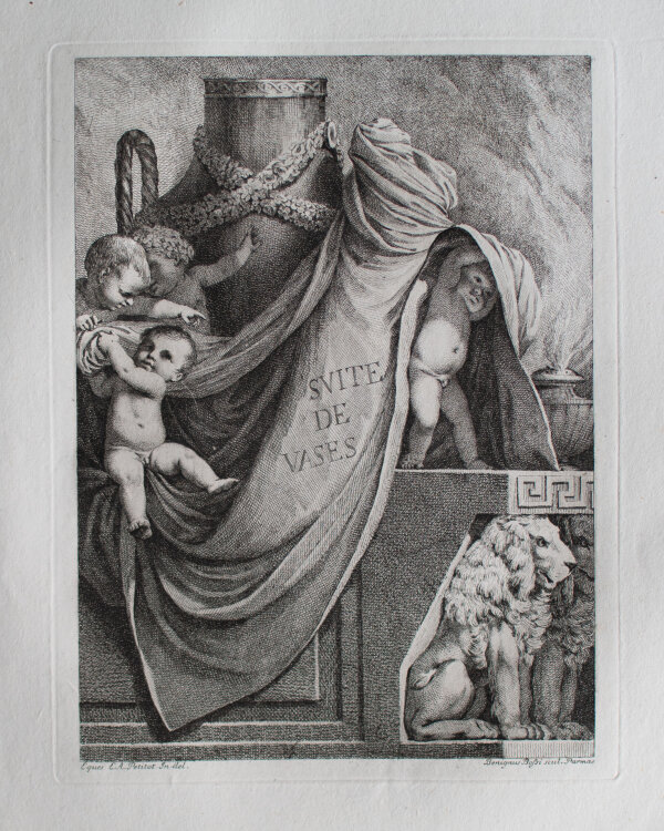 Ennemond Alexandre Petitot - Suite des Vases - o.J. - Radierung auf Büttenpapier