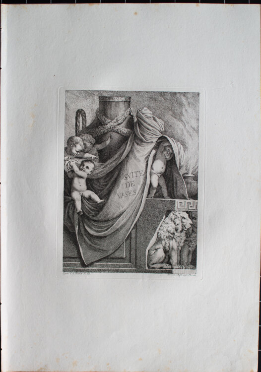 Ennemond Alexandre Petitot - Suite des Vases - o.J. - Radierung auf Büttenpapier