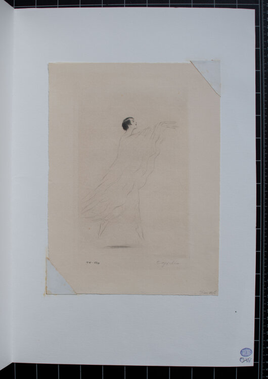 Ernst Oppler - Gertrud Falke - o.J. - Radierung auf Büttenpapier
