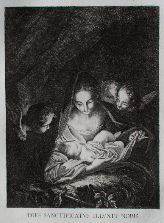 Benigno Bossi - Dies sanctificatus illuxit nobis - o.J. - Radierung auf Büttenpapier