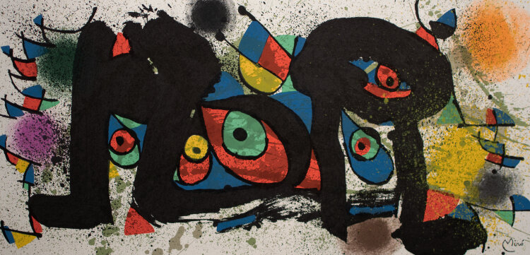Joan Miro - Les Poussins - o.J. - Farblithografie auf Velinpapier