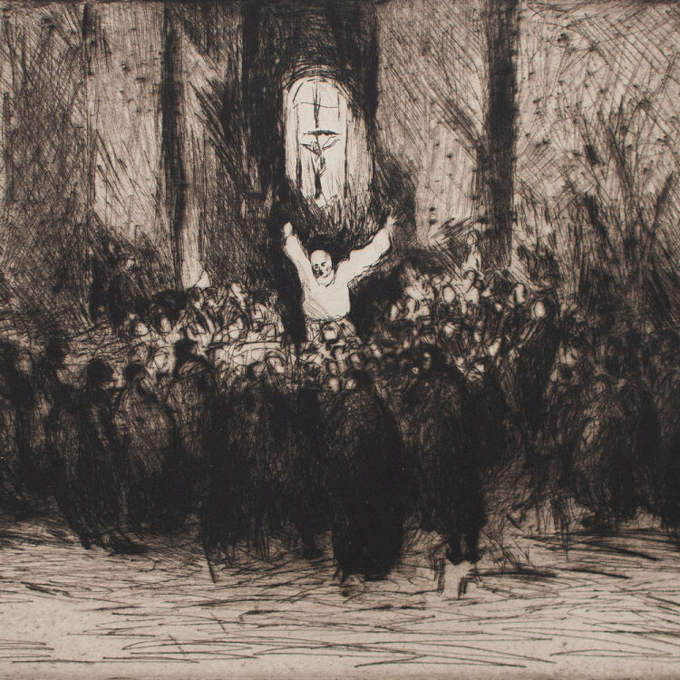 Paul Hans Ohmert - Savonarola - o.J. - Radierung auf...