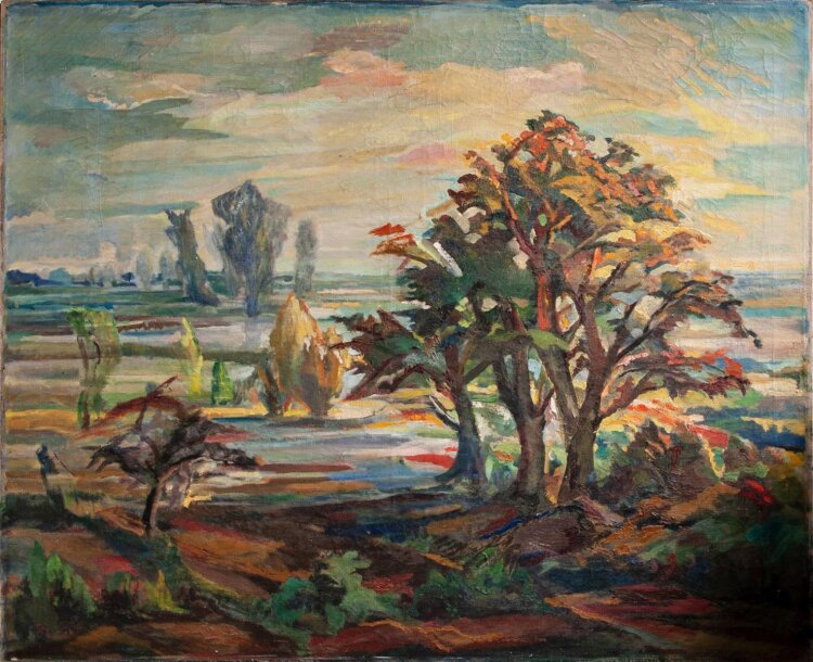Eggert? - Herbstliche Landschaft - o.J. - Öl auf Leinwand
