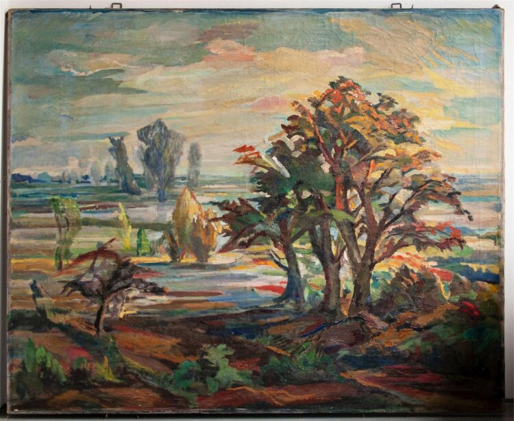 Eggert? - Herbstliche Landschaft - o.J. - Öl auf...