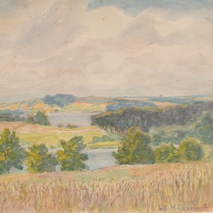 Lina Elisabeth Margarete Gerhardt - Bansin - o.J. - Aquarell