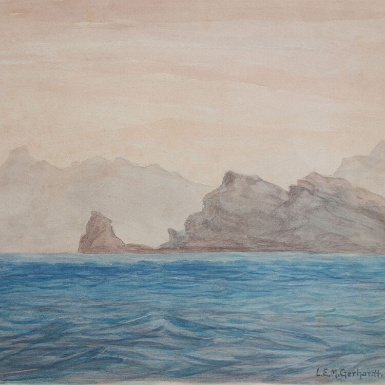 Lina Elisabeth Margarete Gerhardt - Bucht von Palermo -...
