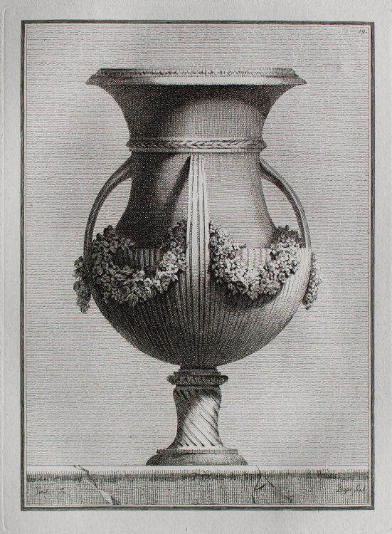 Ennemond Alexandre Petitot - Suite des Vases - o. J. - Radierung auf Büttenpapier