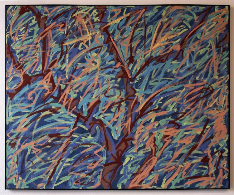 Detlef aus dem Kahmen - Baum - 1977 - Öl auf Leinwand