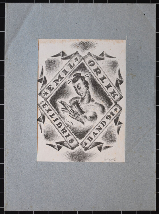Reinhold Gragert - Emil Orlik Exlibris Band 91 - o.J. - Lithografie