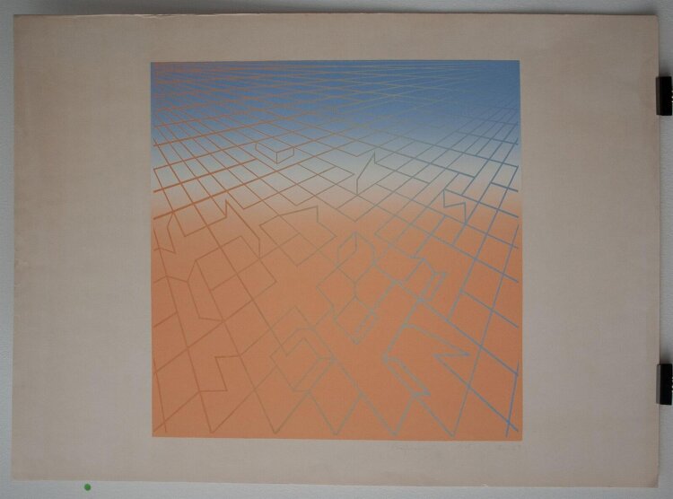 Volker Bußmann - ohne Titel - 1969 - Siebdruck