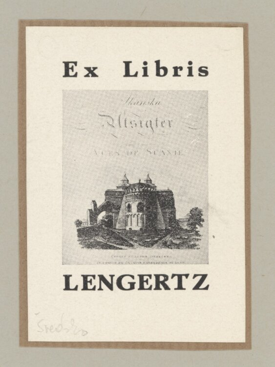 Švédsko - Exlibris - o. J. - Offsetdruck...
