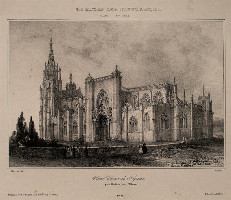 Nicolas M. J. Chapuy - Kirche Notre Dame, lÉpine -...