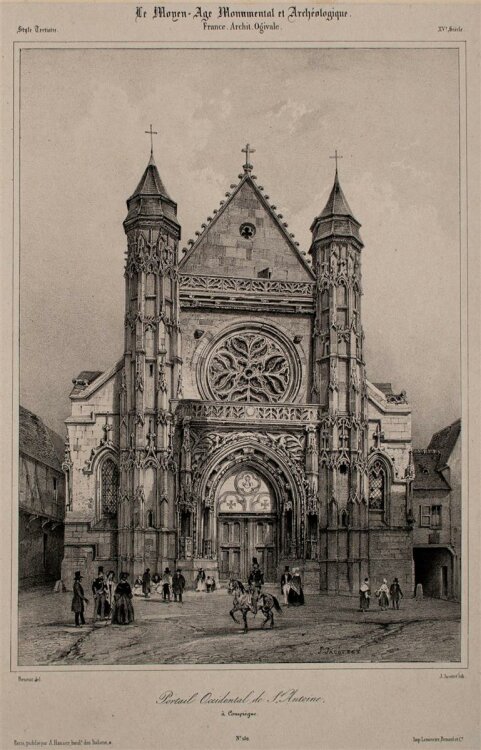 Nicolas M. J. Chapuy - Kathedrale St. Antoine,...