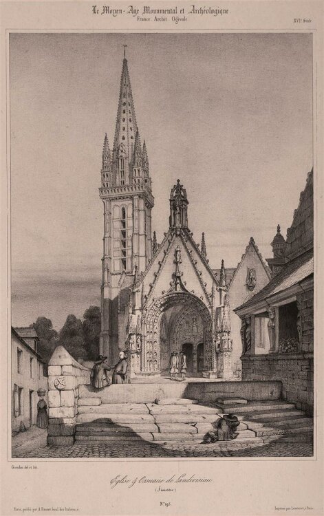 Nicolas M. J. Chapuy - St. Goulven Beinhaus, Landivisiau...