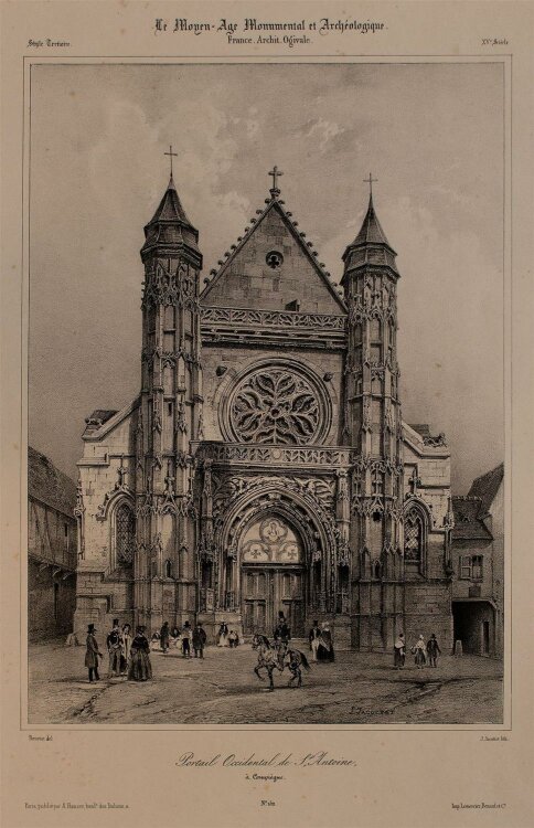 Nicolas M. J. Chapuy - Kirche St. Antoine in...