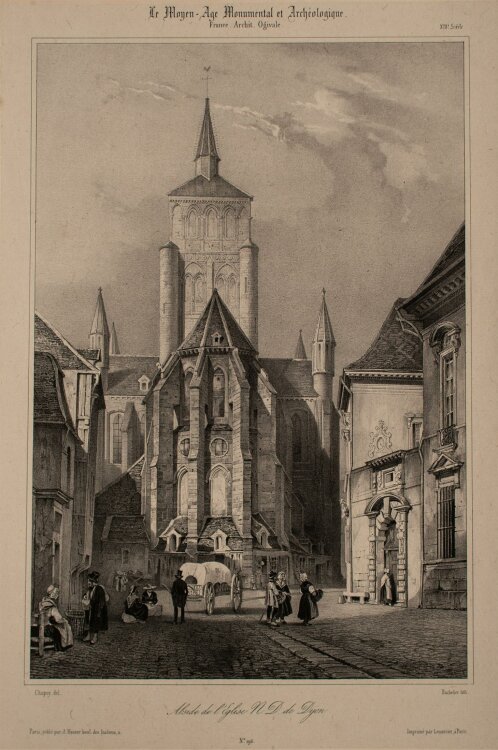 Nicolas M. J. Chapuy - Kirche Notre Dame, Dijon -...